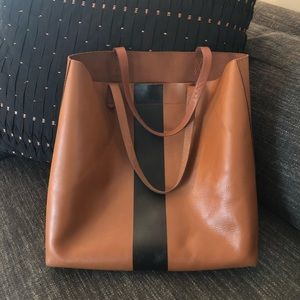 Madewell Paint Stripe Transport Tote